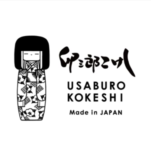 NOREN Usaburo Modern Japanese Kokeshi Doll (YOROKOBI - Joy), Made in Japan, Collectible Figurines, Traditional Crafts, Girl in Kimono